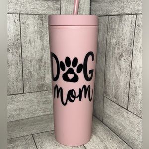 DOG MOM 19 oz acrylic tumbler